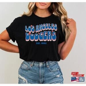 Groovy Los Angeles Dodgers Tshirt Perfect Gameday Outfit Stylish Tee Unisex
